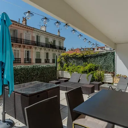 Luxueux 3 Terrasse De 90m Hypercentre - Wifi Clim - 6 Pers * Cannes